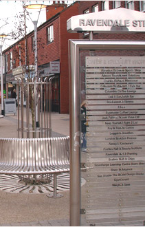 Ravendale Street Scunthorpe boutiques and street cafes
